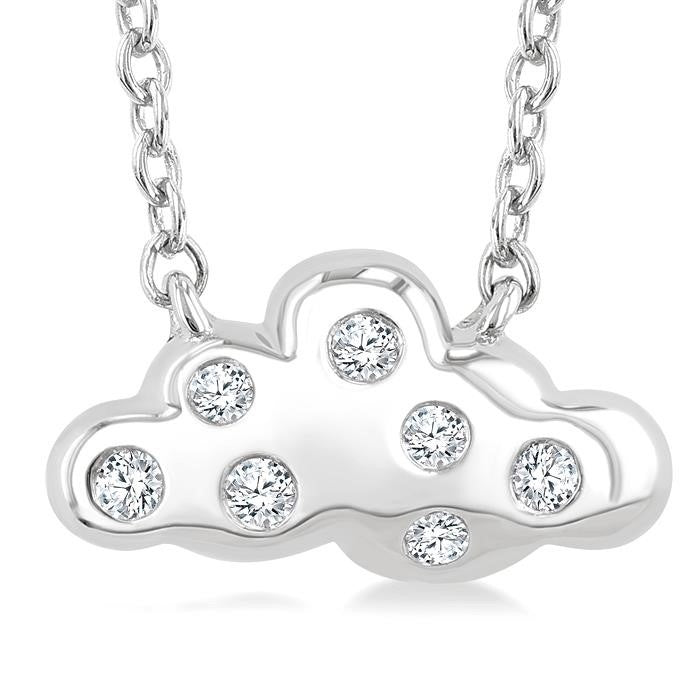 Juno Whisper Cloud Petite Diamond Fashion Pendant
