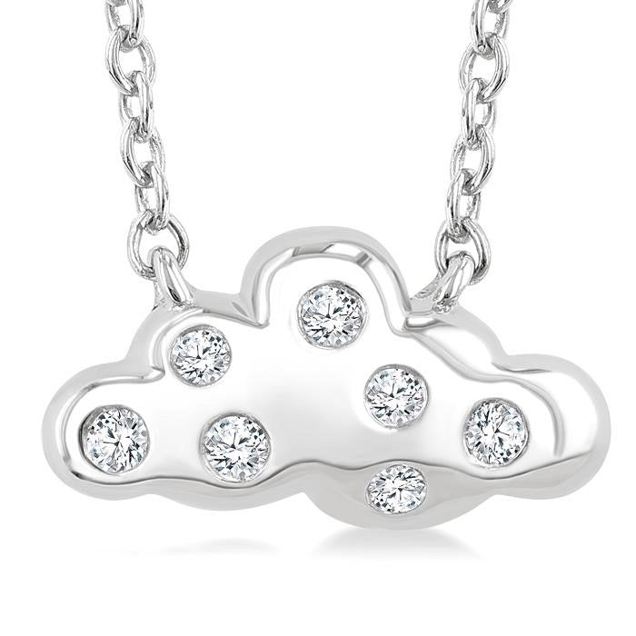 Juno Whisper Cloud Petite Diamond Fashion Pendant