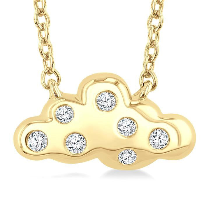 Sovereign Delphine Cloud Petite Diamond Fashion Pendant