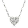 Sabine Yvette Heart Shape Petite Diamond Fashion Pendant