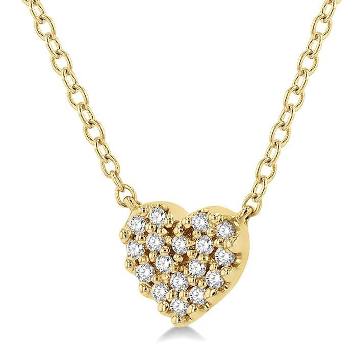 Haven Yvette Heart Shape Petite Diamond Fashion Pendant