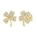 Clover Petite Diamond Fashion Earrings