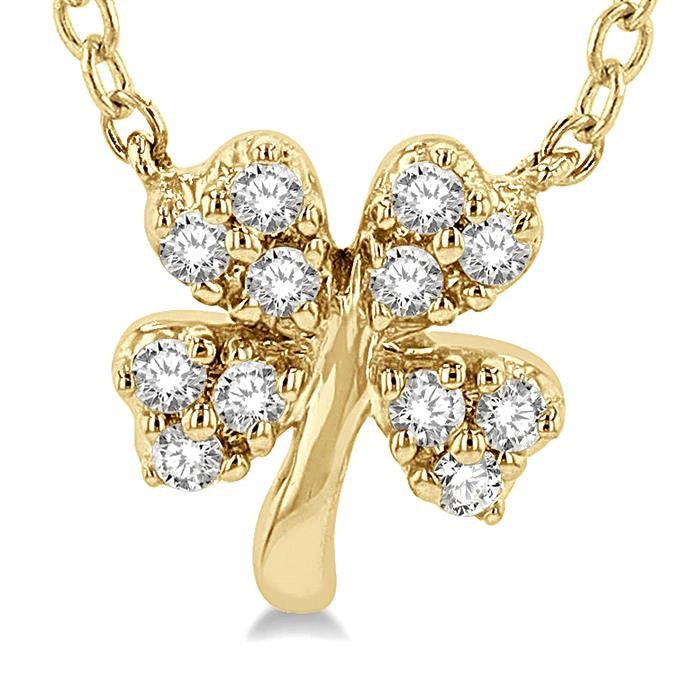 Serenade Beryl Clover Petite Diamond Fashion Pendant