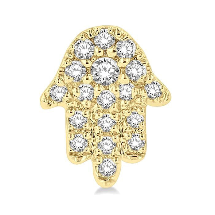 Hamsa Petite Diamond Fashion Earrings