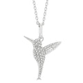 Ophelia Ultramarine Hummingbird Petite Diamond Fashion Pendant