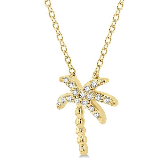 Élan Tempest Palm Tree Petite Diamond Fashion Pendant