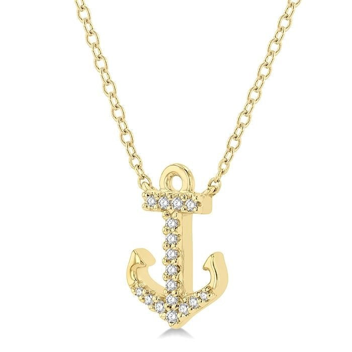 Nimbus Umbria Anchor Petite Diamond Fashion Pendant