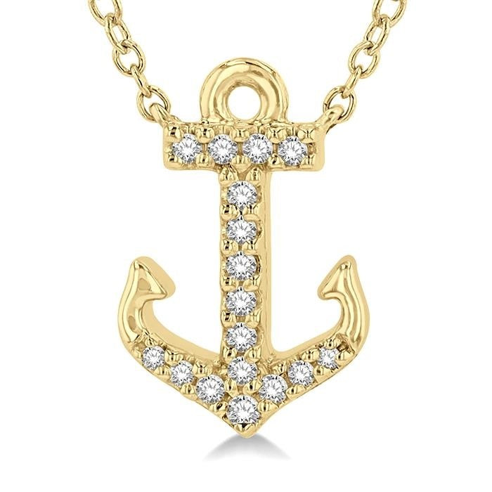 Nimbus Umbria Anchor Petite Diamond Fashion Pendant