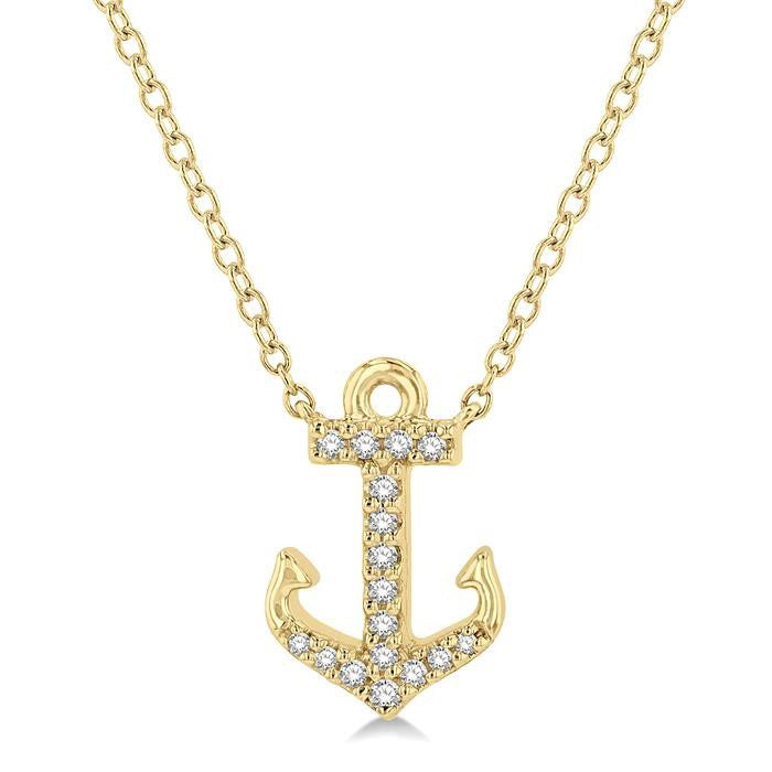 Nimbus Umbria Anchor Petite Diamond Fashion Pendant