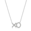 X & O Petite Diamond Fashion Pendant