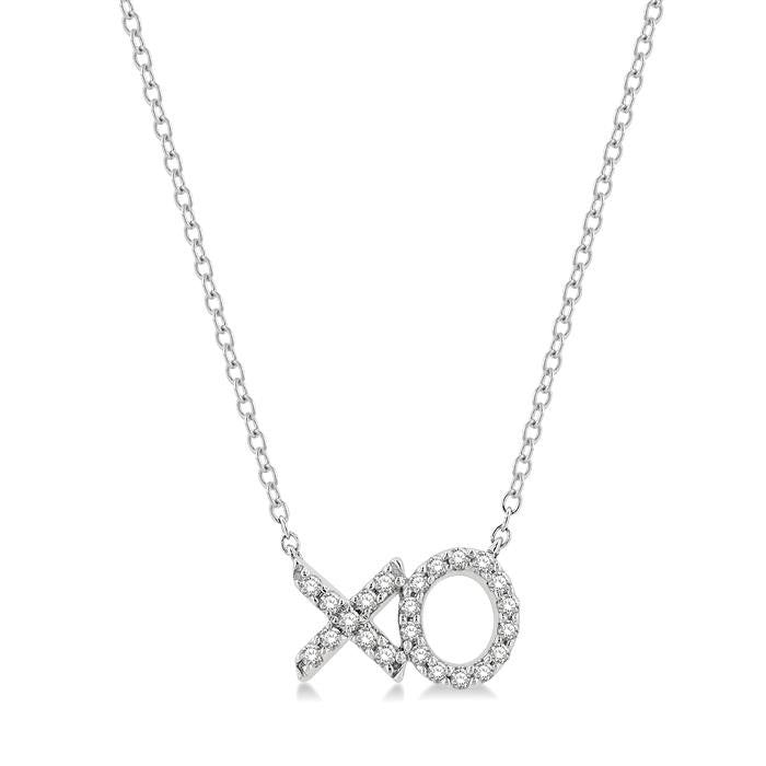 X & O Petite Diamond Fashion Pendant