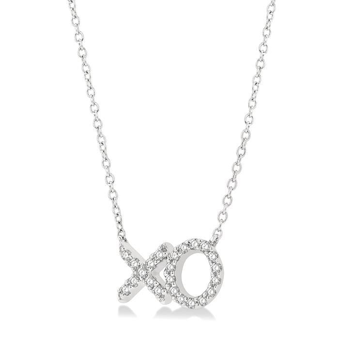 X & O Petite Diamond Fashion Pendant