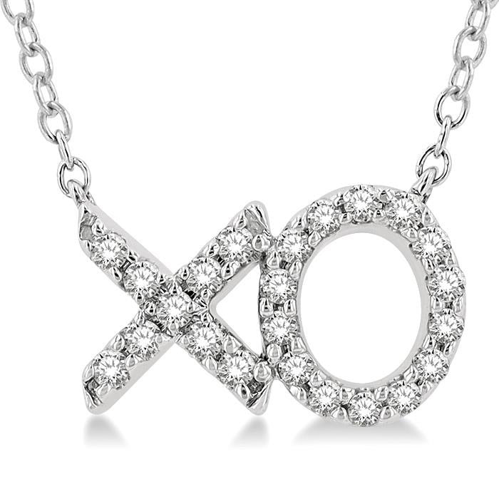 X & O Petite Diamond Fashion Pendant