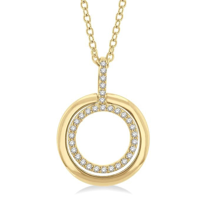 Quorra Tide Circle Petite Diamond Fashion Pendant