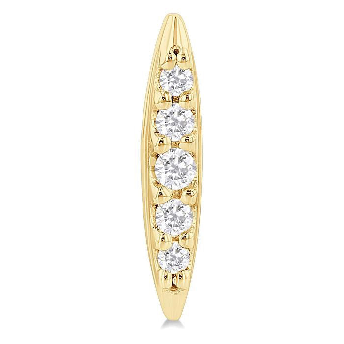 Boat Petite Diamond Fashion Earrings