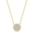 Cyra Tansy Disc Petite Diamond Fashion Pendant