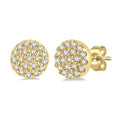 Disc Petite Diamond Fashion Earrings