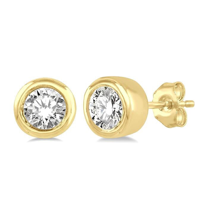 Petite Diamond Stud Earrings