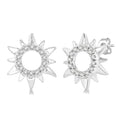 Sunburst Petite Diamond Fashion Earrings