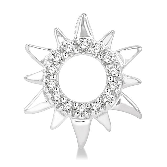 Sunburst Petite Diamond Fashion Earrings