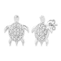 Turtle Petite Diamond Fashion Earrings