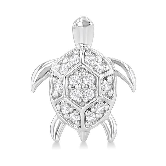Turtle Petite Diamond Fashion Earrings