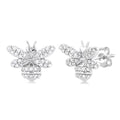 Bumble Bee Petite Diamond Fashion Earrings