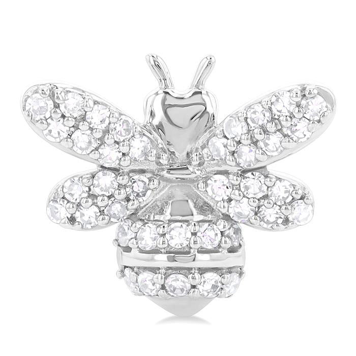 Bumble Bee Petite Diamond Fashion Earrings