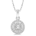Round Shape Halo Diamond Fashion Pendant