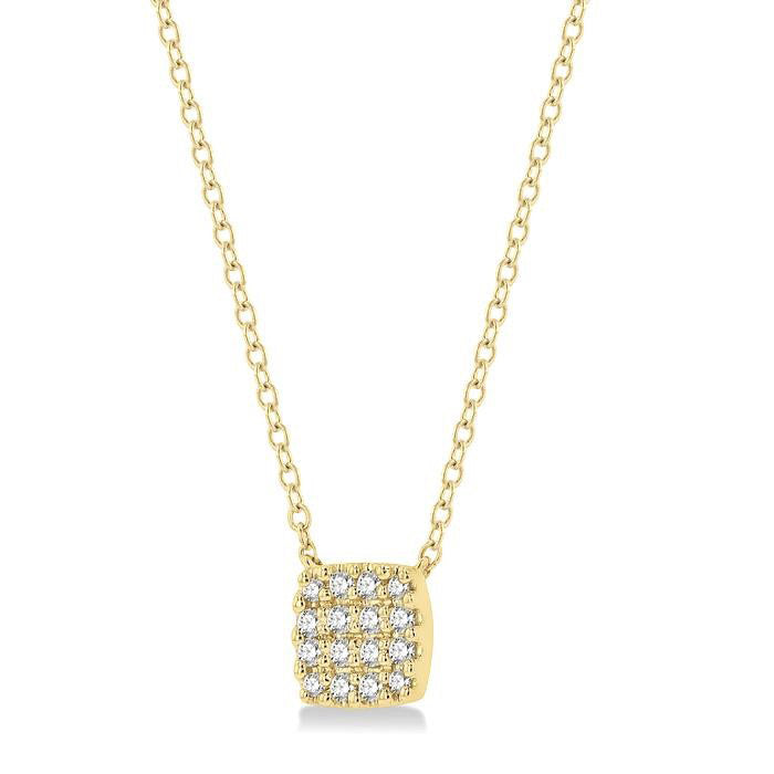 Peregrine Artemis Cushion Shape Petite Diamond Fashion Pendant