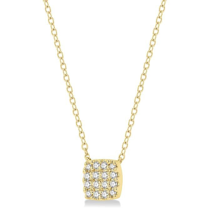 Lysandra Sabine Cushion Shape Petite Diamond Fashion Pendant