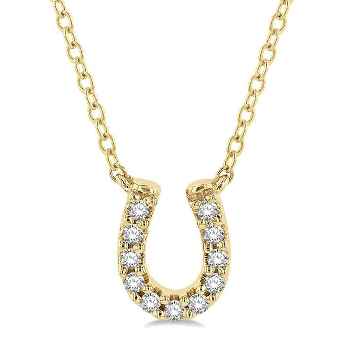 Fen Penrose Horseshoe Petite Diamond Fashion Pendant