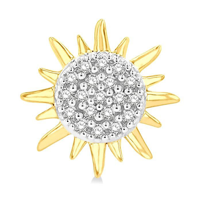 Sun Petite Diamond Fashion Earrings
