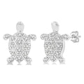 Turtle Petite Diamond Fashion Earrings