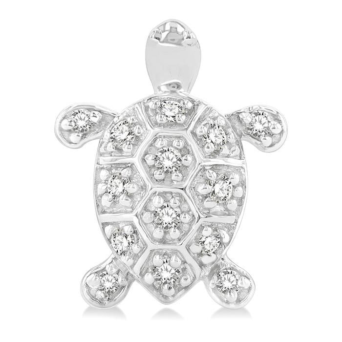 Turtle Petite Diamond Fashion Earrings