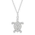 Horizon Juniper Turtle Petite Diamond Fashion Pendant