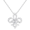 Tivoli Regalia Fleur De Lis Petite Diamond Fashion Pendant