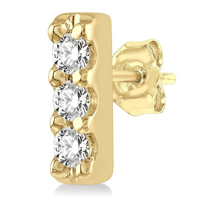 Bar Petite Diamond Fashion Earrings
