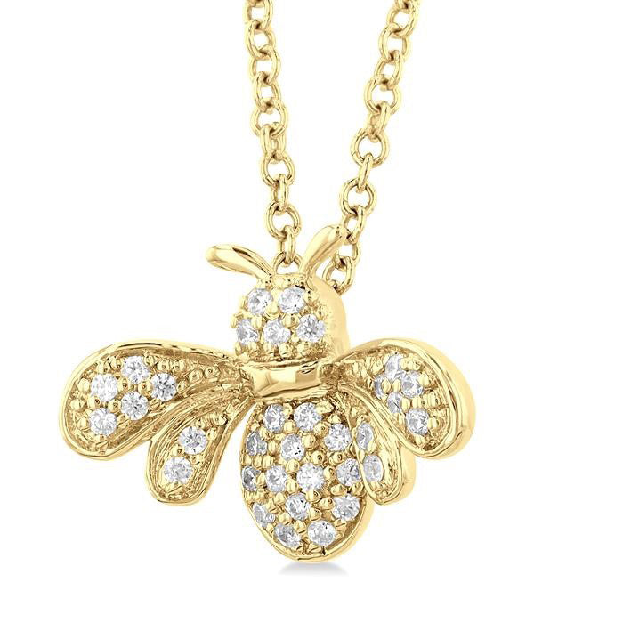 Thorn  Bumble Bee Petite Diamond Fashion Pendant