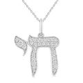 Evadne Regalia Chai Petite Diamond Fashion Pendant