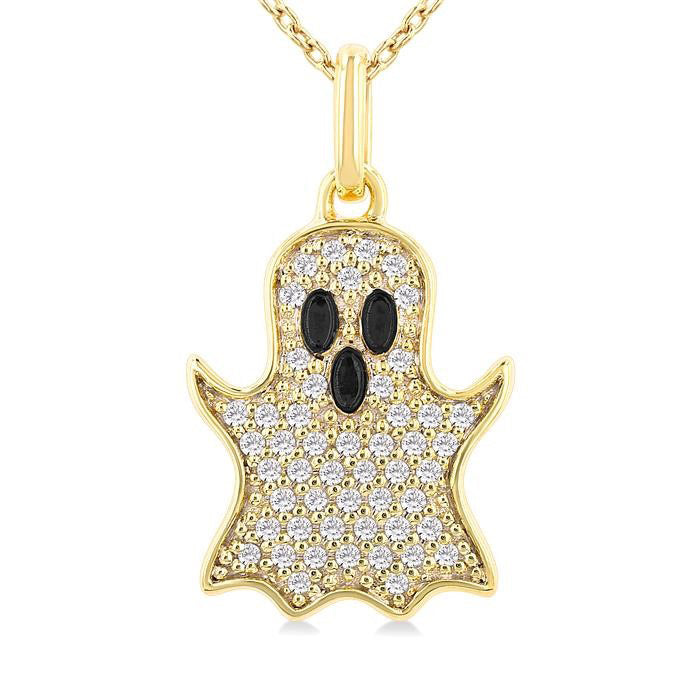 Bellona Harbor Ghost Petite Diamond Fashion Pendant