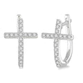Cross Diamond Earrings