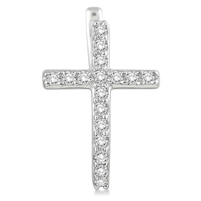 Cross Diamond Earrings