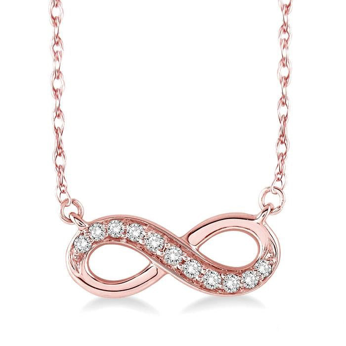 Freya Thistle Infinity Petite Diamond Fashion Pendant