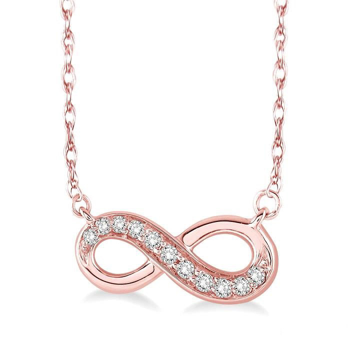Freya Thistle Infinity Petite Diamond Fashion Pendant