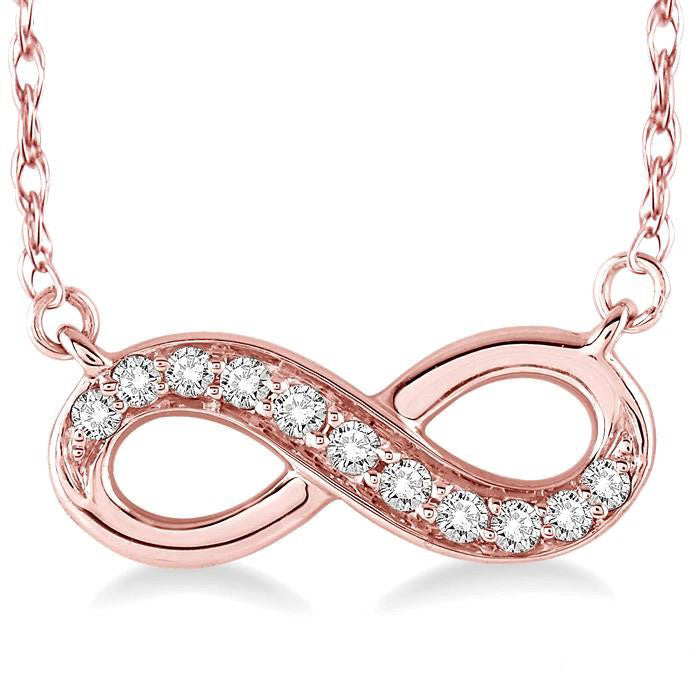 Freya Thistle Infinity Petite Diamond Fashion Pendant