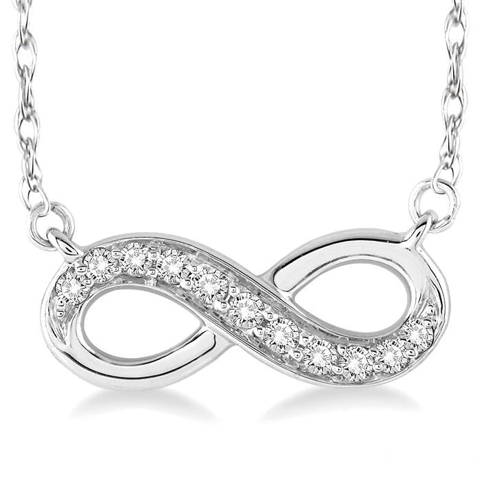 Vesper Gala Infinity Petite Diamond Fashion Pendant