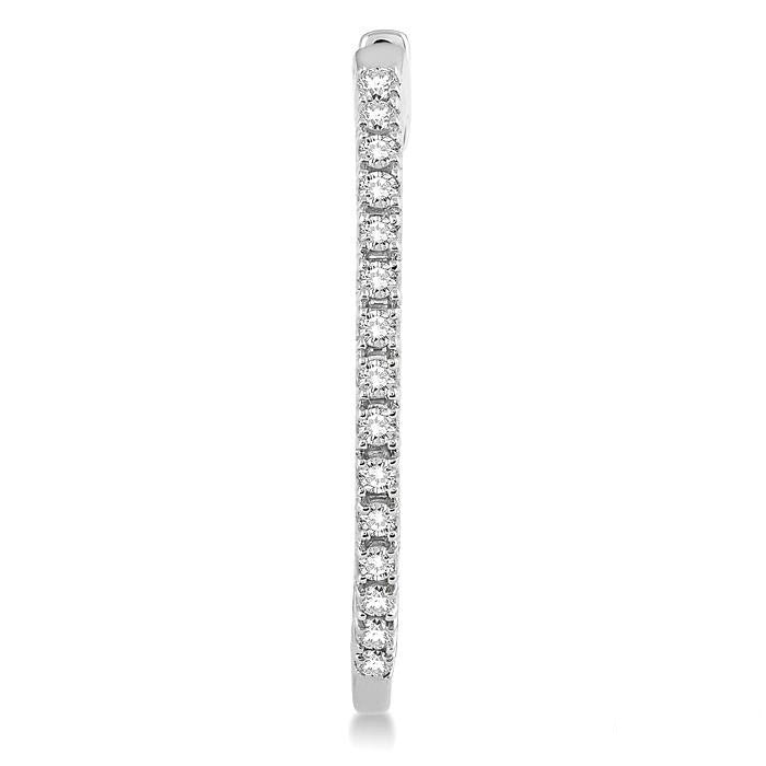Seraphic Perseus 14K White Gold Diamond Earrings