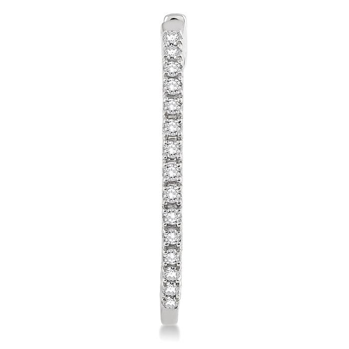 Seraphic Perseus 14K White Gold Diamond Earrings