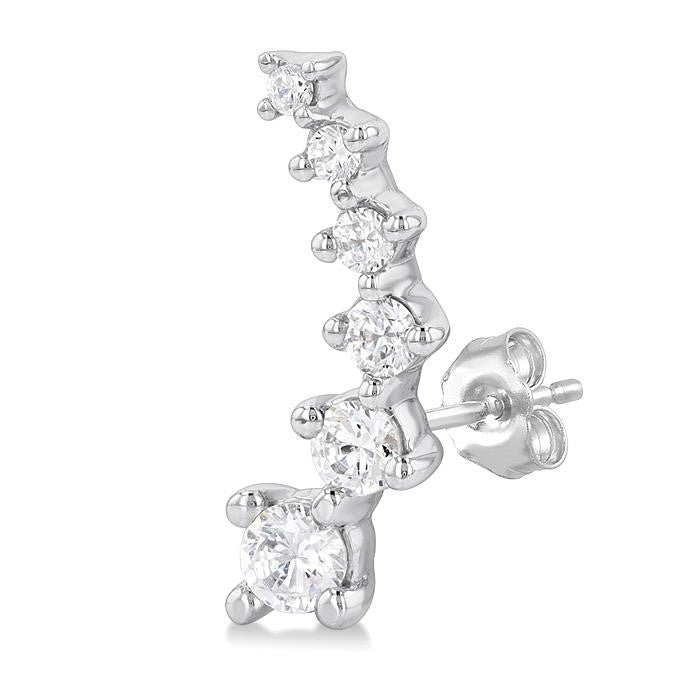 Diamond Fashion Ear Climbers